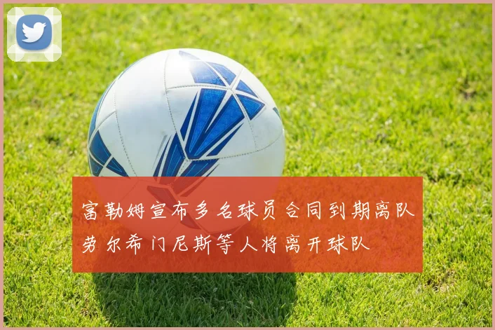 富勒姆宣布多名球员合同到期离队劳尔希门尼斯等人将离开球队